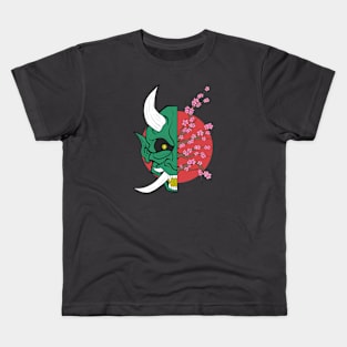 Oni Flower Branch Kids T-Shirt